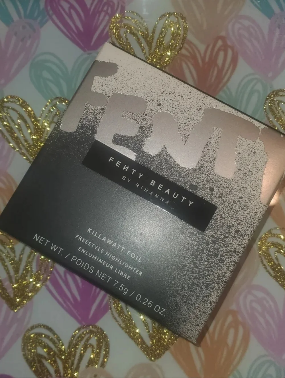 Fenty Beauty Killawatt FOIL Highlighter/Blush Ruby Richez (Metallic Cherry Red)